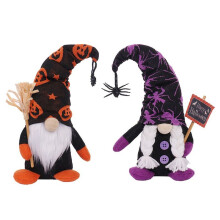 Halloween Decorations Indoor Scary,Halloween Gnome Doll Dwarf Plush Doll Decorations Scary Party Supplies
