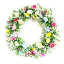 Ghirlanda di Pasqua con Uova Pastello per la Porta D'Ingresso, Ramoscelli Assortiti, Fiori, Decorazioni Colorate, Decorazioni per la Casa per Interni
