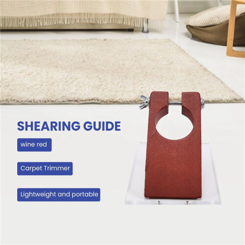 Shearing Guide for Carpet Trimmer Guide to Keep Your Rug Surface Uniform, Solid Acrylic Shearing Guide for Rug Tufting 1