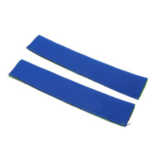 Kanu-Paddelgriffabdeckungen 2 Stück Neopren Rutschfest Blau 10x25cm