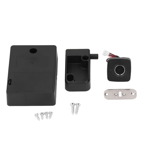 Fingerprint Drawer Lock - Fast 0.8s Unlock, 20 Fingerprints, Black 2