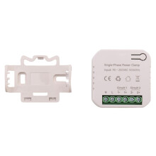 Tuya Life WiFi Meter 80A with CT Clamp KWh Power Consumption Monitor Electricity Statistics, 2 CT