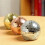 Bieröffner im Spiegeldesign, Discokugelform, Bierfänger, Spiegeldesign, Öffner, Spiegelkugel-Dekor, Silber 4