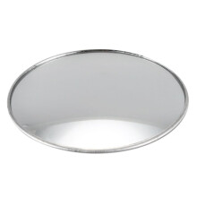 5X Silver Tone 3.7 Inch Dia Round Rear View Blind Spot Mirrors for Car