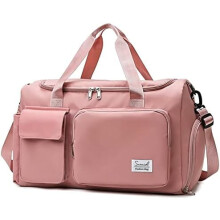Sac de sport de yoga avec compartiment à chaussures et poches sèches/humides