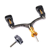 Fishing Reel Double Rocker Arm Handle Grip Aluminum Alloy Rocker Arm Double-end Handle Grip for 1000-4000 Model