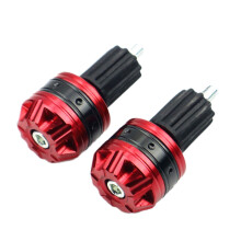Aluminum Alloy Motorcycle Handle Plug Vehicle Modification Part Red