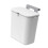 Hanging Plastic Trash Can Wall Mount 29x26x16.5cm Waste Bin 12
