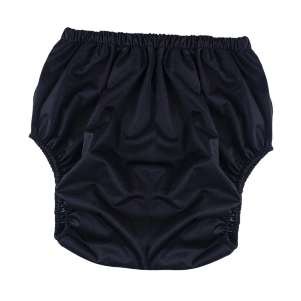 Black Adult Leakproof Incontinence Underwear Washable Reusable Diaper Covers For Elderly, Xxl