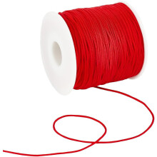1set 1 Roll Nylon Thread Chinese Knot Cord Material for Jewelry Making Red 1mm 100 yards/roll
