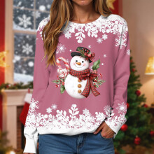 Casual sweatshirt met lange mouwen en een relaxte pasvorm.