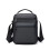 Klassisk nylon messengerveske for menn, svart 1