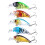 Μίνι Bionic Crank Σκληρό Δόλωμα Minnow Wobbler Ψαρέματος με Σκαλοπάτι και G1D5 7