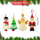 Juleknapper julekugler snemand julemanden 4 stk. 3