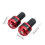 Aluminum Alloy Motorcycle Handle Plug Vehicle Modification Part Red 3
