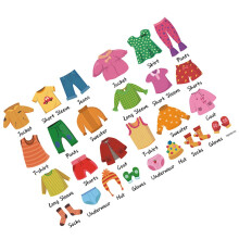 1 lot d'étiquettes décoratives pour la maison et les vêtements (garçon/fille), autocollants pour armoire.