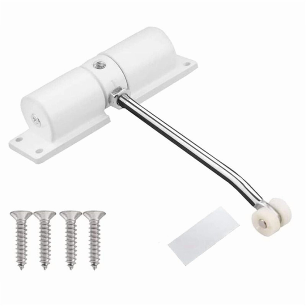 Automatic Door Closer, Zinc Alloy Safety Spring Closer Adjustable 30 Kg Closing Hinge 9071309010008
