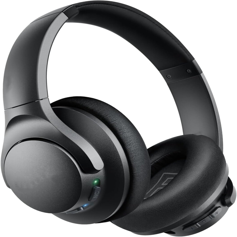 Hybrid Anc Wireless Over-Ear Headphones, 60H Playtime, Hi-Res Audio, Deep Bass, Foam Ear Cups, Usb-C Charging Â Compatible With Bluetooth 9083649280737