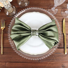 BalsaCircle20PezziTovaglioli da cena in raso verde eucalipto da 20" per matrimoni e feste