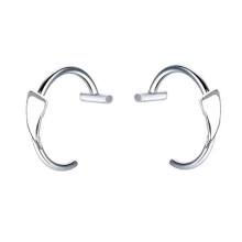 Vampiertanden lipringen (geen piercing) roestvrijstalen clip-on sieraden, opvallende sieraden voor feestjes en cosplay