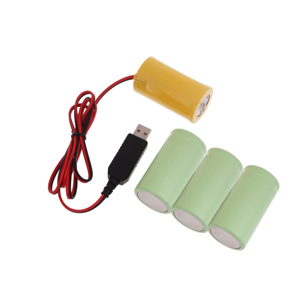 Usb To 6V Lr20 D Battery Eliminators Cable Cord Dummy Battery Power Supply Wire For Toy/Controllers/Led Lights 9083649279687