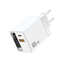 Cestovná nabíjačka GaN AC s výsuvným káblom a portom USB-C