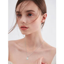 Personalized Initial Tag Pendant Necklace Alphabet A-Z Pendant Necklaces for Men Women Gifts 1set