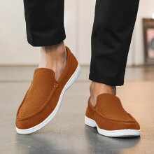 Mens Shoes,Loafers Suede Classic Flat Casual Comfortable Lightweight Men Loafers for Driving Wear,Shoes for Men,Z01 BW1,11.5