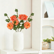 Tige de pivoine en soie réaliste avec branches flexibles pour la décoration intérieure, les centres de table et les compositions florales de