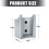 Uchwyt ścienny do wentylatora LB7654/LB7650 3