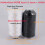 Embroidery Thread Polyester 5000M, 2 Spools Black and White, Durable Lustrous Thread for All Embroidery Machines, Smooth Stitching 2