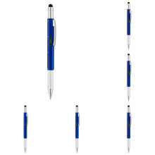 Stylo multifonction pour homme avec règle et tournevis (8 pièces)