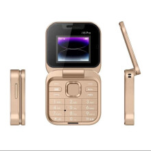 i16pro Klapphandy, Dual-SIM-Mini-Handy mit großen Tasten und LED-Taschenlampe für Senioren, Backup-Handy