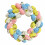 Colorful Egg Wreath - Artificial Spring Decor for Front 2