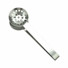 Pince citron épaisse en acier inoxydable pour thé en vrac, pince ronde pour sachets de thé, pince et passoire – Compatible avec tous les sachets