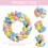 Colorful Egg Wreath - Artificial Spring Decor for Front 3