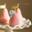 4 st jordgubbsaromaterapiljus rosa 1