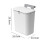 Hanging Plastic Trash Can Wall Mount 29x26x16.5cm Waste Bin 2
