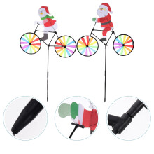 2-teiliges weihnachtliches Windmühlen-Gartendekorationsset