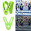Kids High-Visibility V-Shaped Reflective Vest Yellow 2