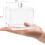 συσκευασίες 10oz Qtip Dispenser Μεγάλη Διαφανής Βάση Qtip, Αξεσουάρ Οργάνωσης Δοχείων 3