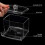 συσκευασίες 10oz Qtip Dispenser Μεγάλη Διαφανής Βάση Qtip, Αξεσουάρ Οργάνωσης Δοχείων 7
