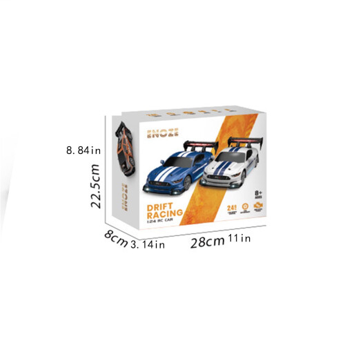 1: 24Scale RC Drift Car4WD2.4GHz30KM/H Υψηλής Ταχύτητας Αγωνιστικό Σπορ Αυτοκίνητο Παιχνίδι με 2