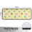 Yellow Easter chick kitchen rugs set of 2, 17" x 47" 5