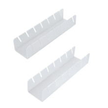 Acrylic 14-Slot Hat Holder, Non-Slip, 29x7.6x5.8cm, Transparent
