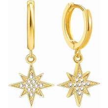 Huggie Earrings for Women 14K Gold Plated Beach Theme Drop