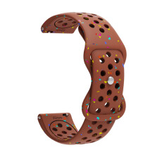 Strapaí Láimhe Faire Silicone Scaoileadh Tapa 18mm20mm22mm