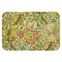 Antikk gul bohemsk badematte 80x50cm sklisikker vaskbar