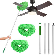 Plumeau en microfibre pour ventilateur de plafond avec manche extensible de 33 à 122 cm