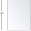 Frameless Rectangle Wall Mirror 16 x 24 in, 4mm HD with 1